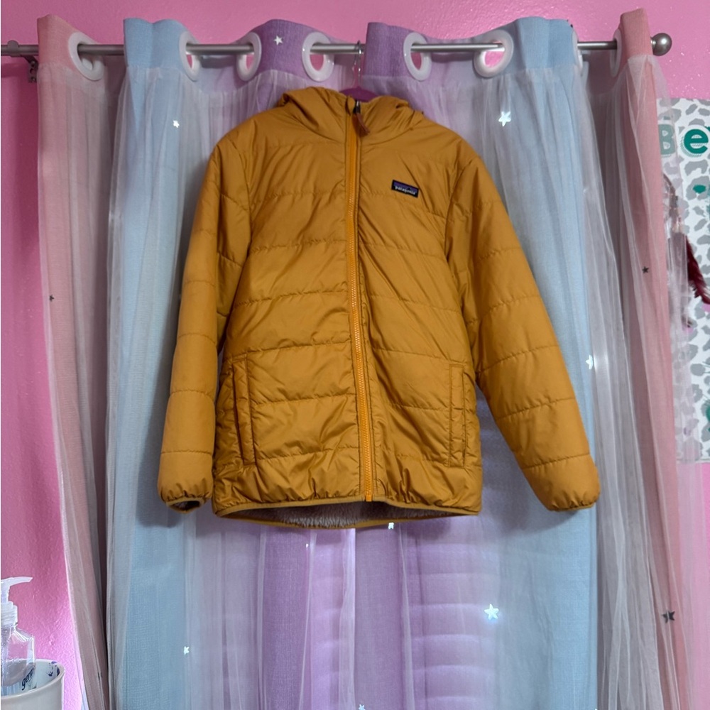Patagonia Kids Jacket in Mustard Yellow